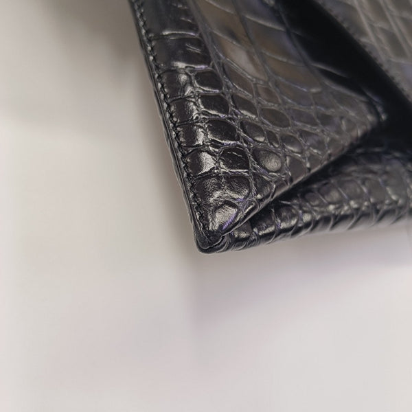 Calfskin Clutch Black