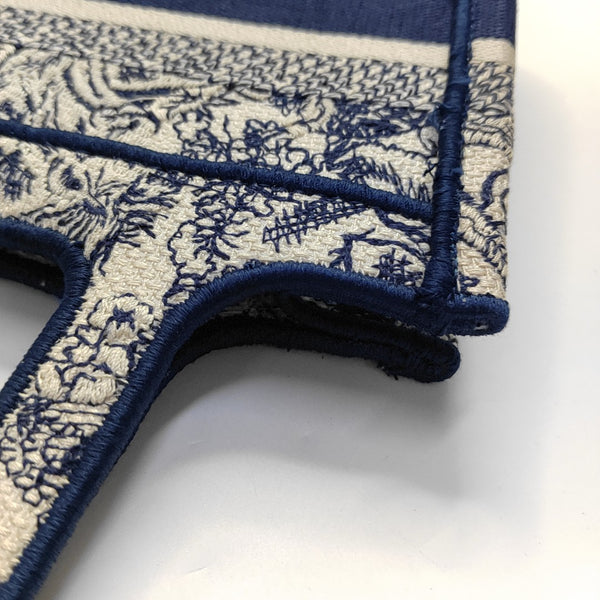 Authenticated pre-owned Book Tote Mini Fabric Blue - Tote Bag at Looply