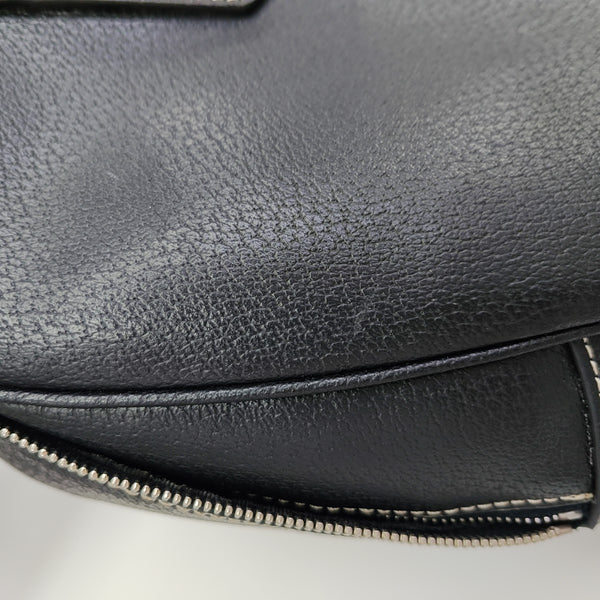 Calfskin Top Handle Bag Black