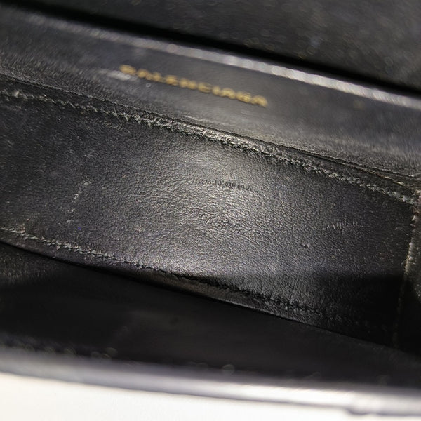 Hourglass Mini Calfskin Black