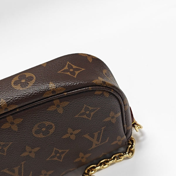 IVY Monogram Coated Canvas Brown