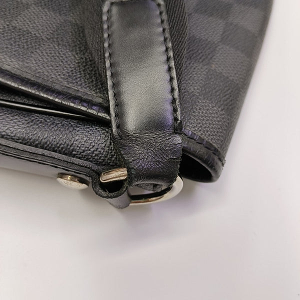 DANIEL Damier Graphite Coated Canvas Gray