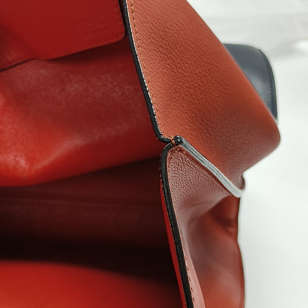 Calfskin Top Handle Bag Blue
