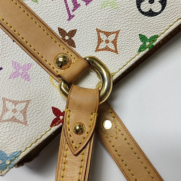 LV × TM AURELIA Monogram Coated Canvas White