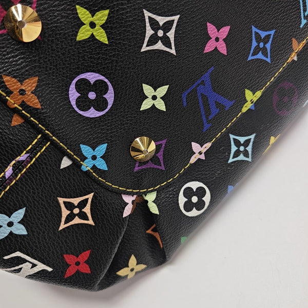 LV × TM ANNIE Monogram Coated Canvas Black