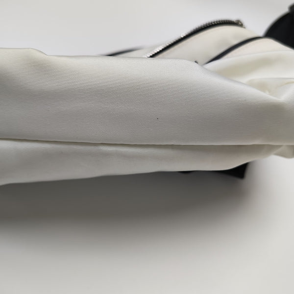 Fabric Belt Bag White