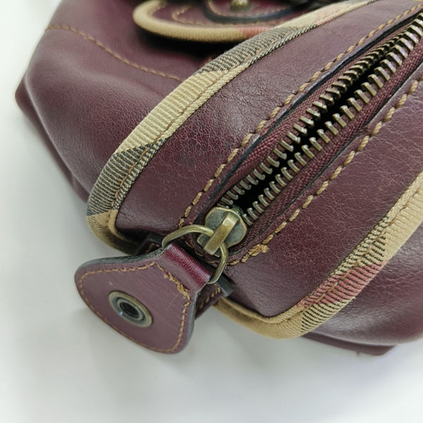 Calfskin Top Handle Bag Red