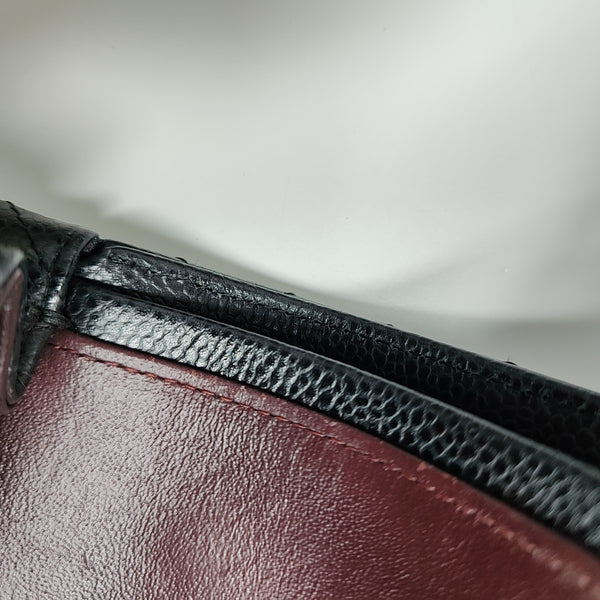 CLASSIC FLAP Small Quilted Grained Calfskin Black