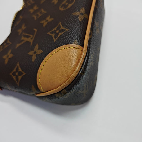 BOULOGNE Nano Monogram Coated Canvas Brown