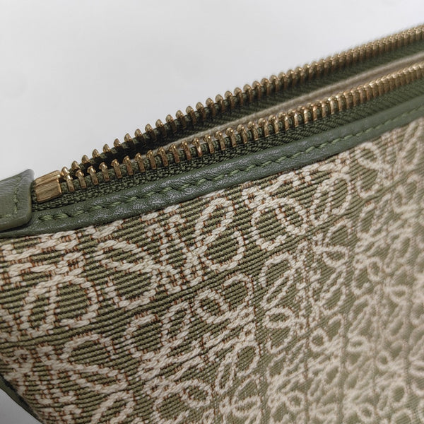 Canvas Top Handle Bag Green