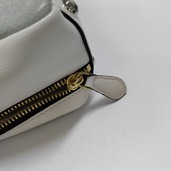 Leather Crossbody Bag Blue