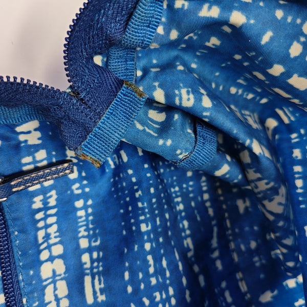 Nylon Clutch Blue
