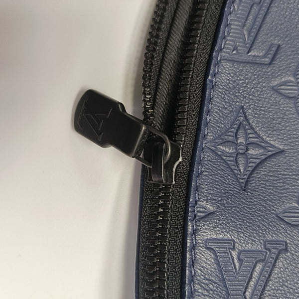 DUO Monogram Calfskin Blue