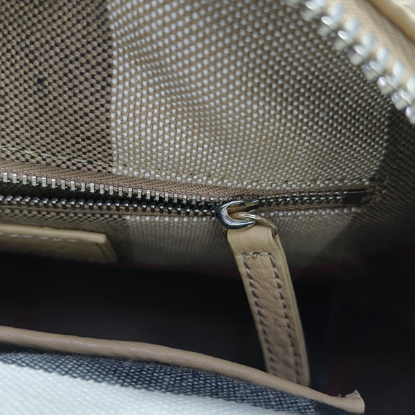 Calfskin Shoulder Bag Beige