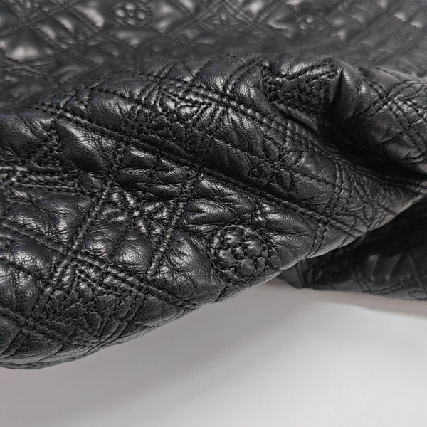 LILIA Monogram Calfskin Black