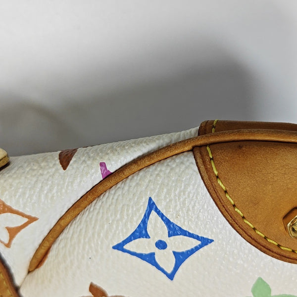 LV × TM VINTAGE MILLA Monogram Coated Canvas White