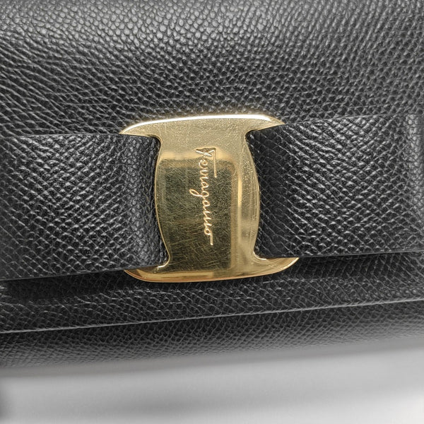Calfskin Shoulder Bag Black