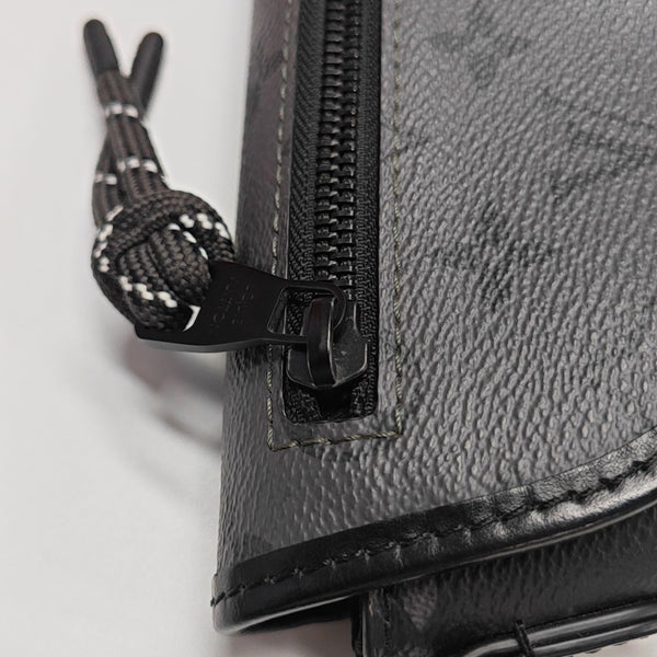 PULSE Mini Monogram Coated Canvas Black