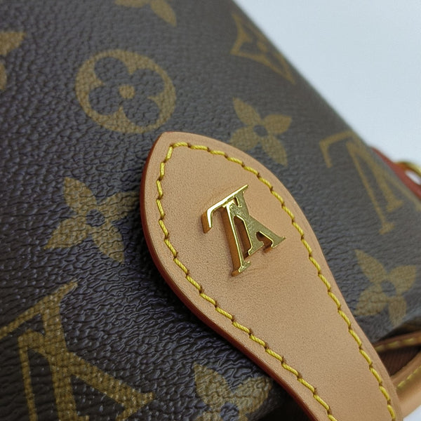 FOLD ME Monogram Coated Canvas Brown