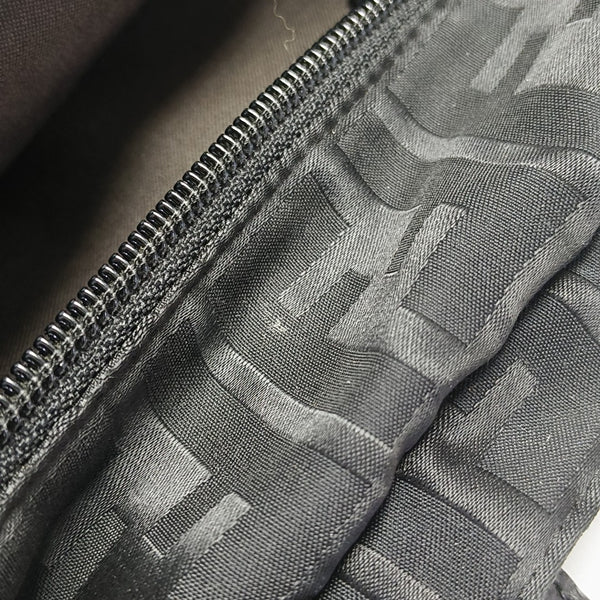 Fabric Top Handle Bag Black