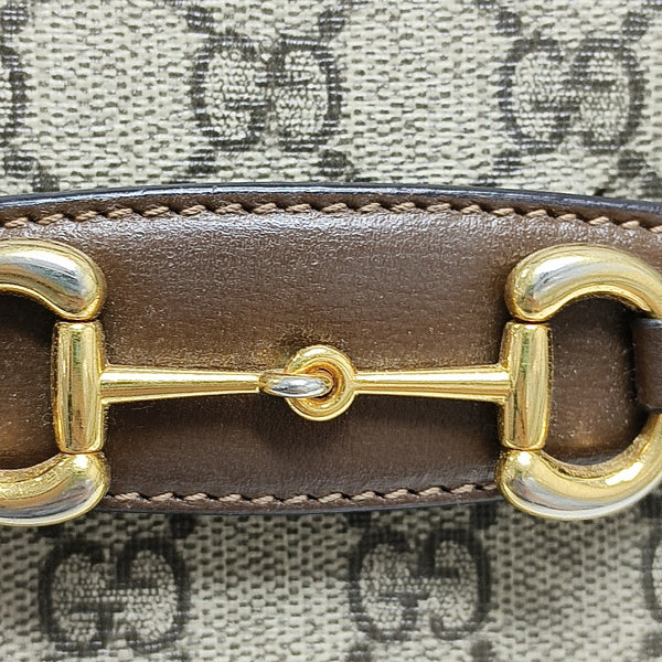 Horsebit 1955 Mini Coated Canvas Beige