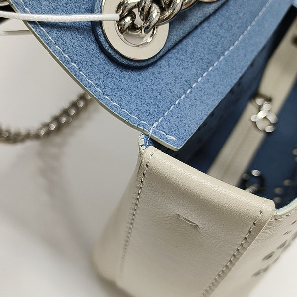 Calfskin Shoulder Bag White