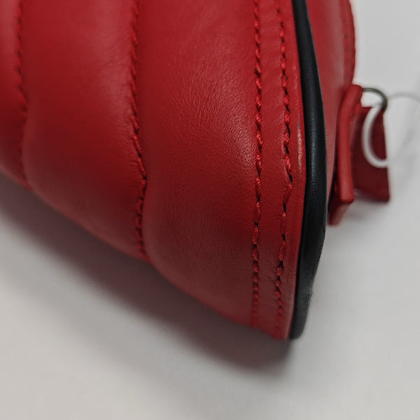 Camera Quilted Calfskin Red