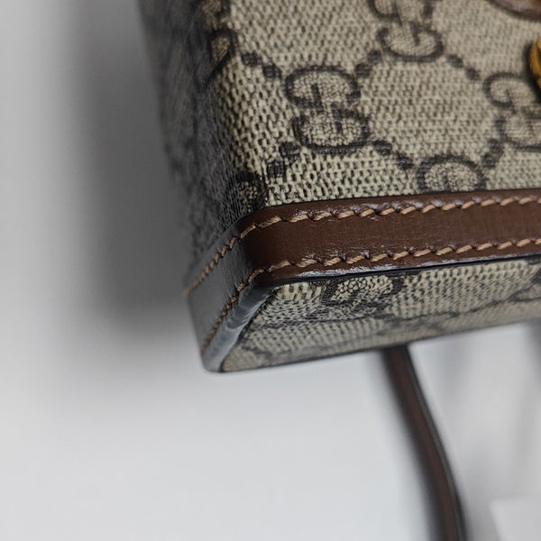Horsebit 1955 Mini Coated Canvas Beige