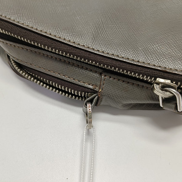 Calfskin Clutch Gray