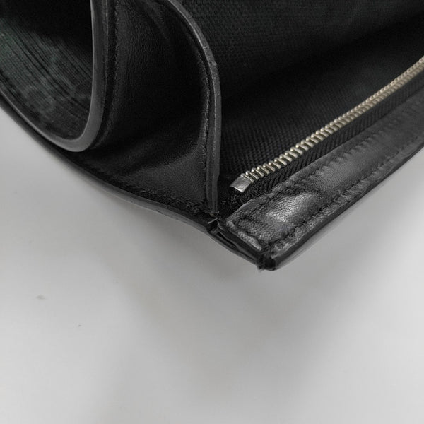 GG Supreme Monogram Coated Canvas Gray
