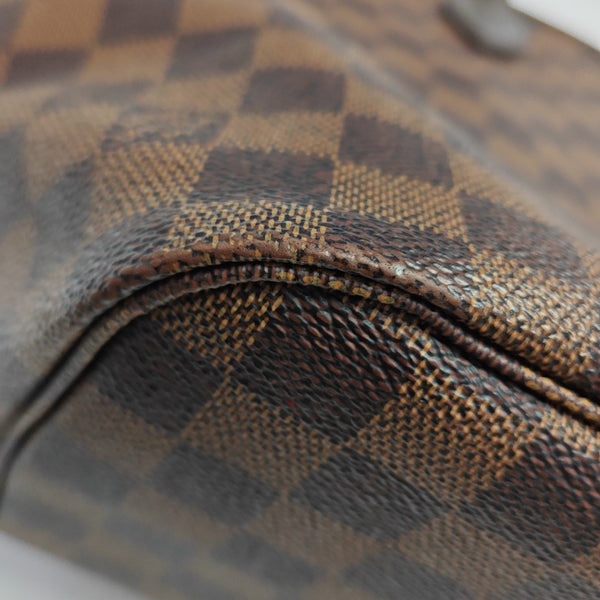 NEVERFULL MM Damier Ebene Coated Canvas Brown