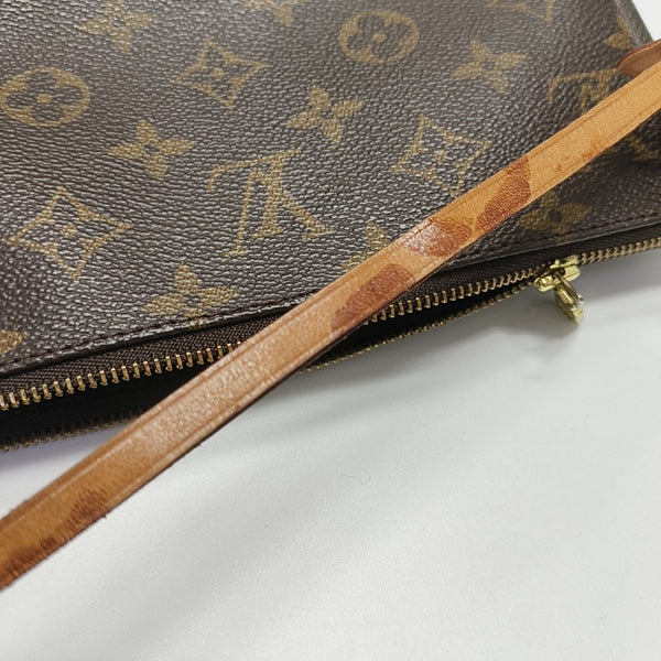 ACCESSOIRES Monogram Coated Canvas Brown
