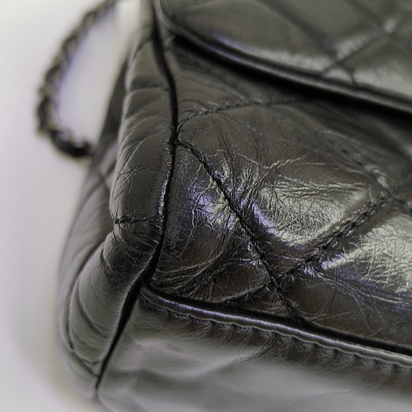 CLASSIC FLAP Small Quilted Calfskin Black