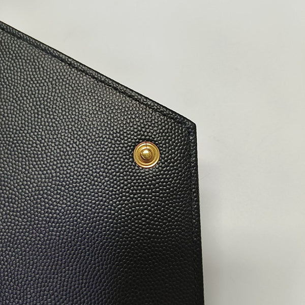 MONOGRAM Medium Chevron Calfskin Black