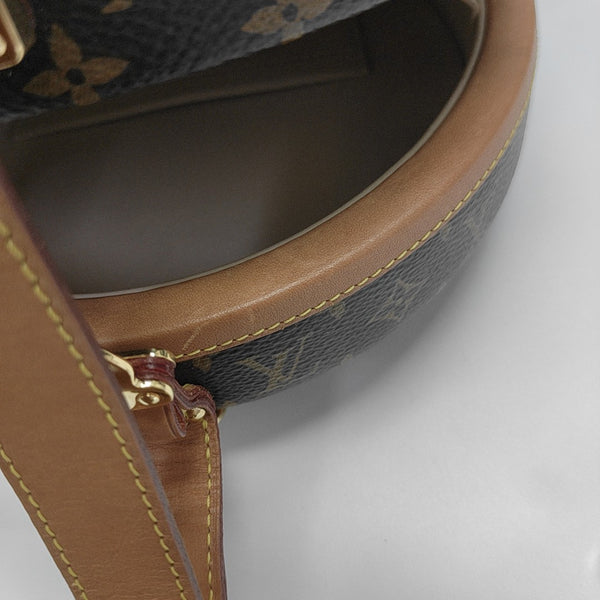 BOITE CHAPEAU PM Monogram Coated Canvas Brown