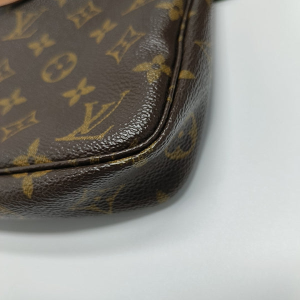 ACCESSOIRES Monogram Coated Canvas Brown