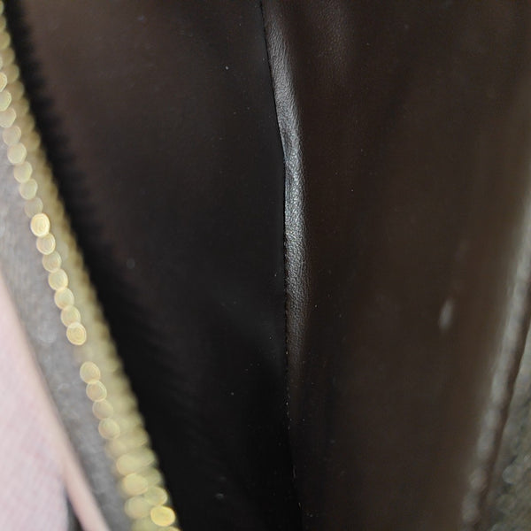 EMILIE Monogram Coated Canvas Brown
