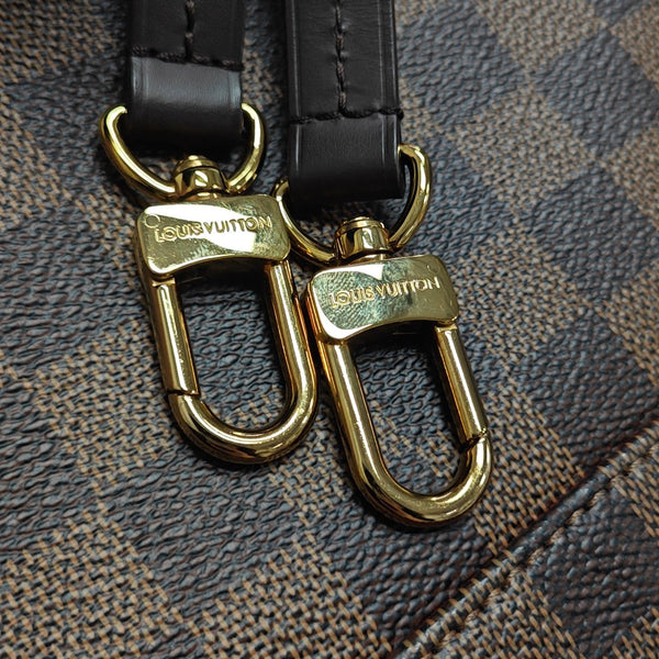 CROISETTE Damier Ebene Coated Canvas Brown