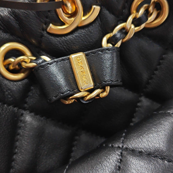 Quilted Calfskin Black