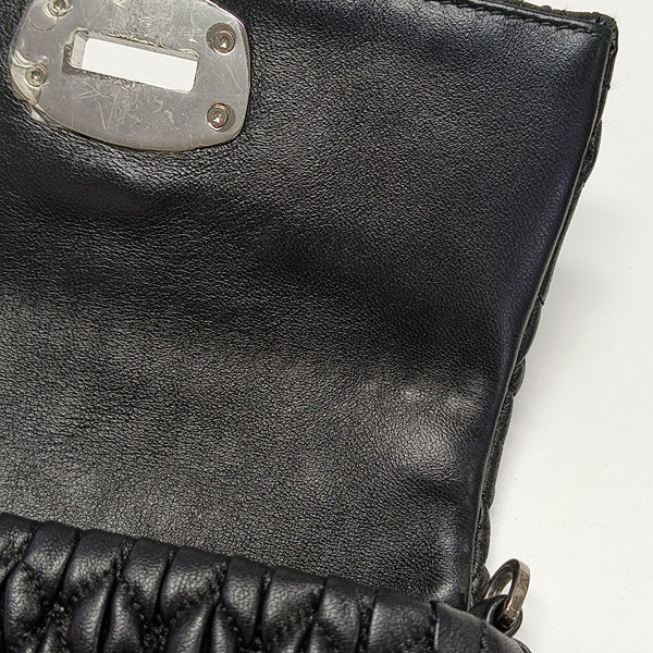 Crystal Mini Lambskin Black