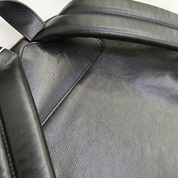 Calfskin Backpack Medium Black
