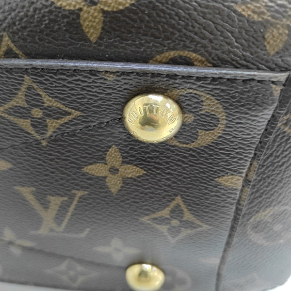 MONTAIGNE Monogram Coated Canvas Brown