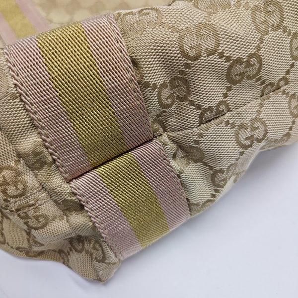 Monogram Canvas Tote Bag Beige