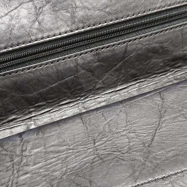 2.55 227 (jumbo) Quilted Calfskin Black