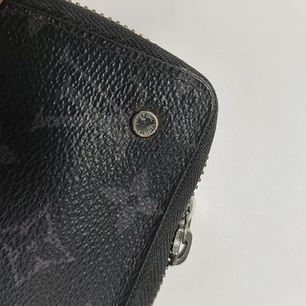 ZIPPY Monogram Coated Canvas Black Card Holder