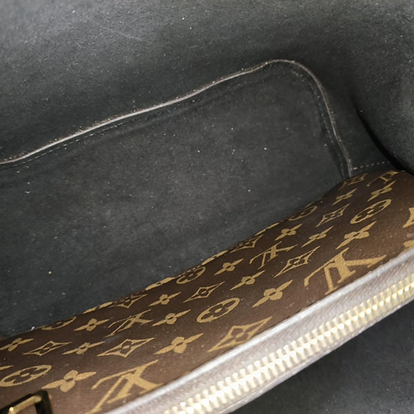 NÉONOÉ MM Monogram Coated Canvas Brown