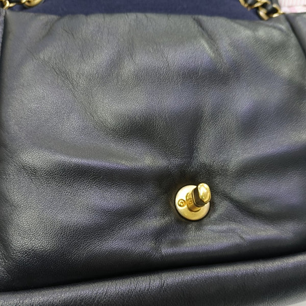 Vintage Puffy Lambskin Black