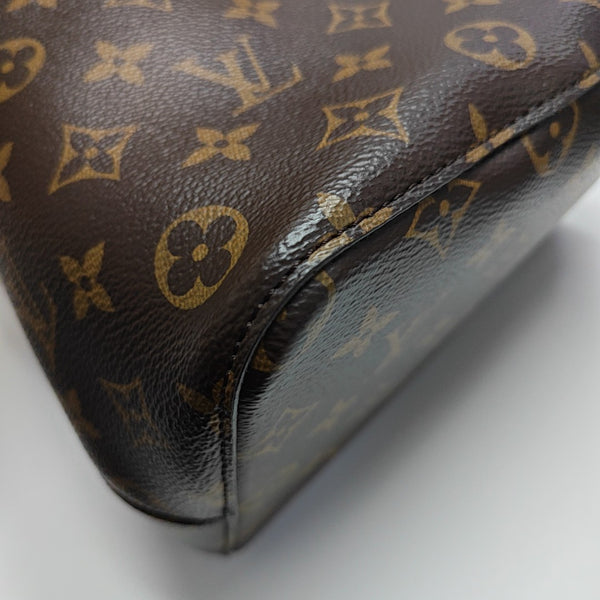 NÉONOÉ MM Monogram Coated Canvas Brown
