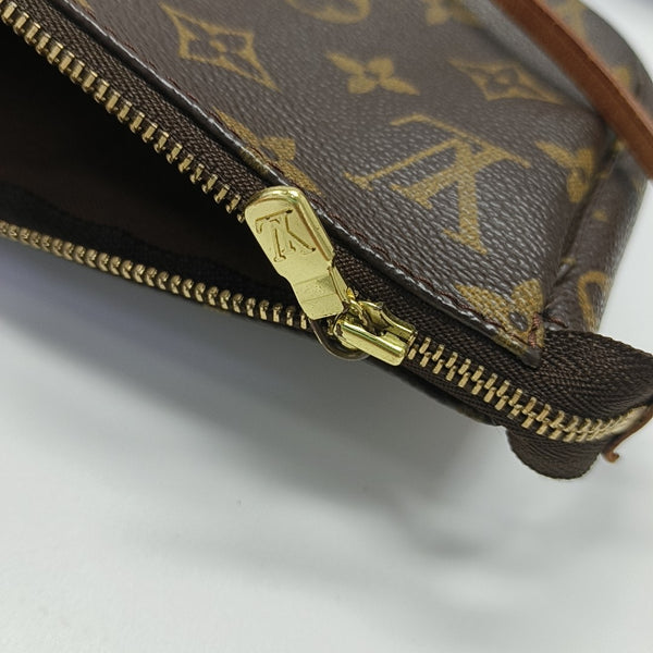 ACCESSOIRES Monogram Coated Canvas Brown