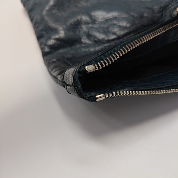 Calfskin Clutch Blue